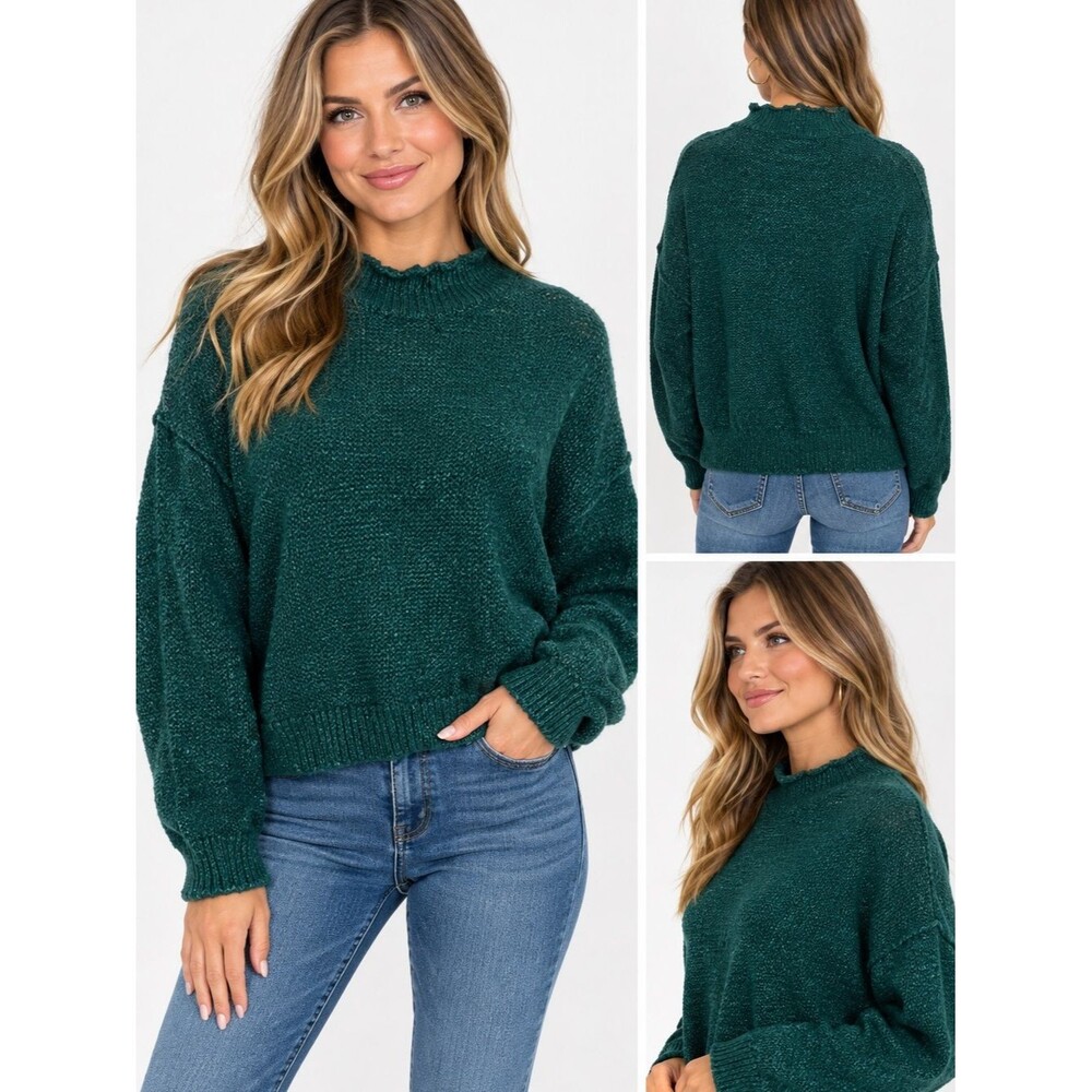 J. CREW Women’s Knit Green Sweater